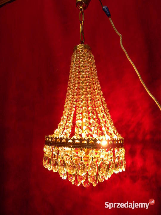 Żyrandol kryształowy Maria Theresa gruszka Katowice sprzedam