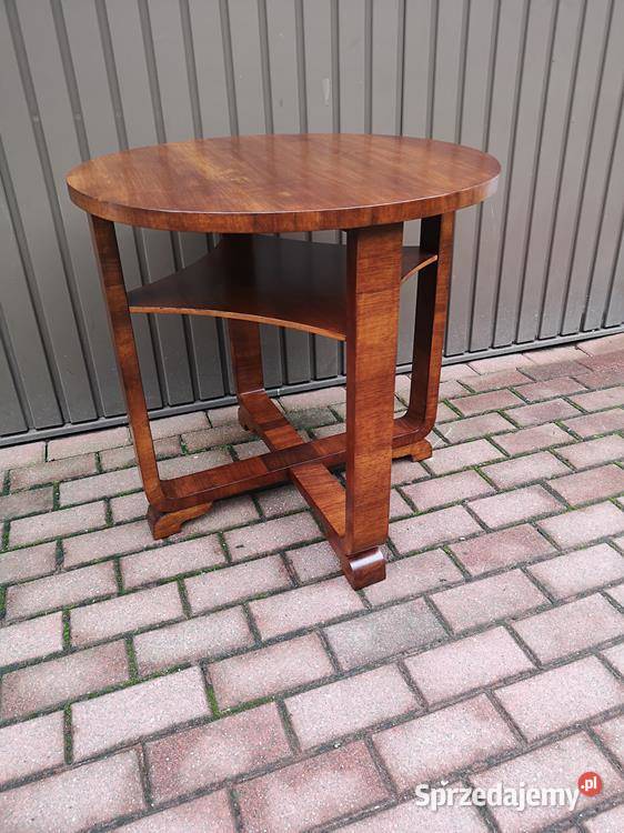 Stolik ArtDeco Unikat Orzech 70 Antyk Stary Meble
