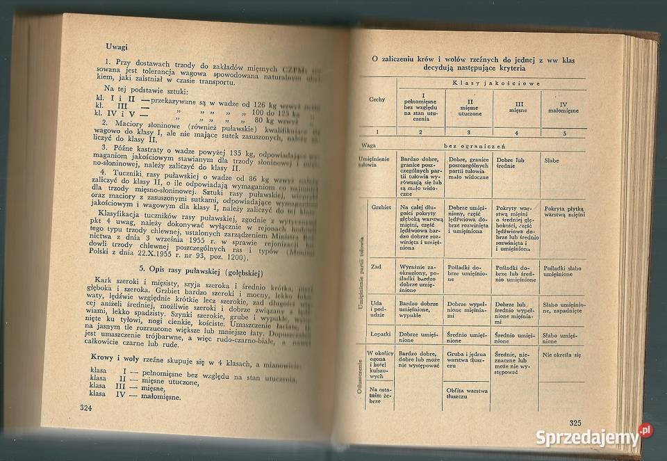 Kalendarz służb surowcowych1959 Łódź