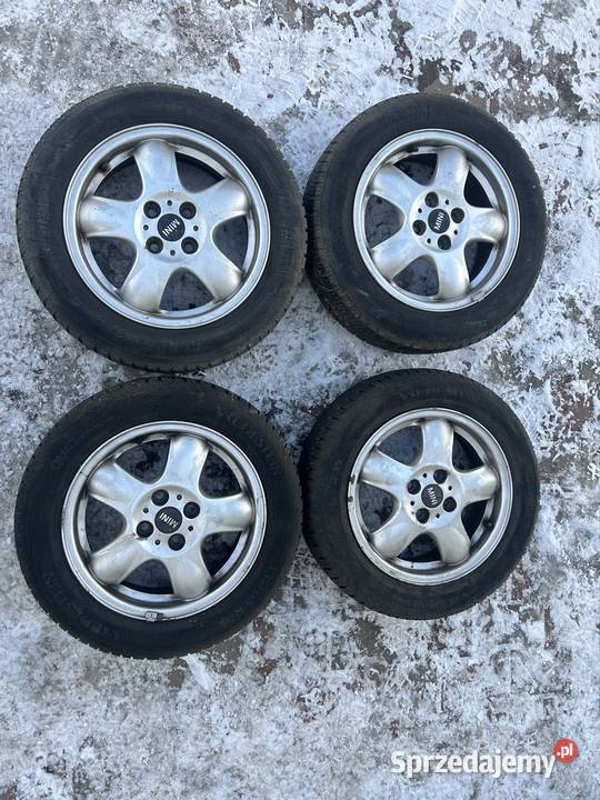 Koła felgi aluminiowe Mini opony zimowe r15