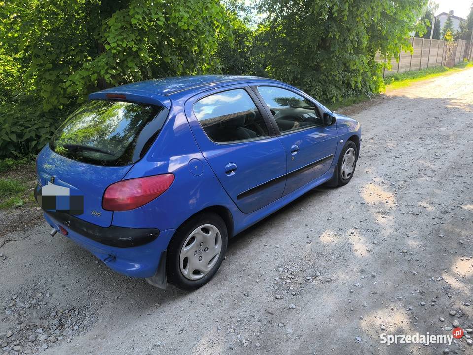 Peugeot 206 LPG niski przebieg długie opłaty nieuszkodzony 206 łódzkie Zgierz
