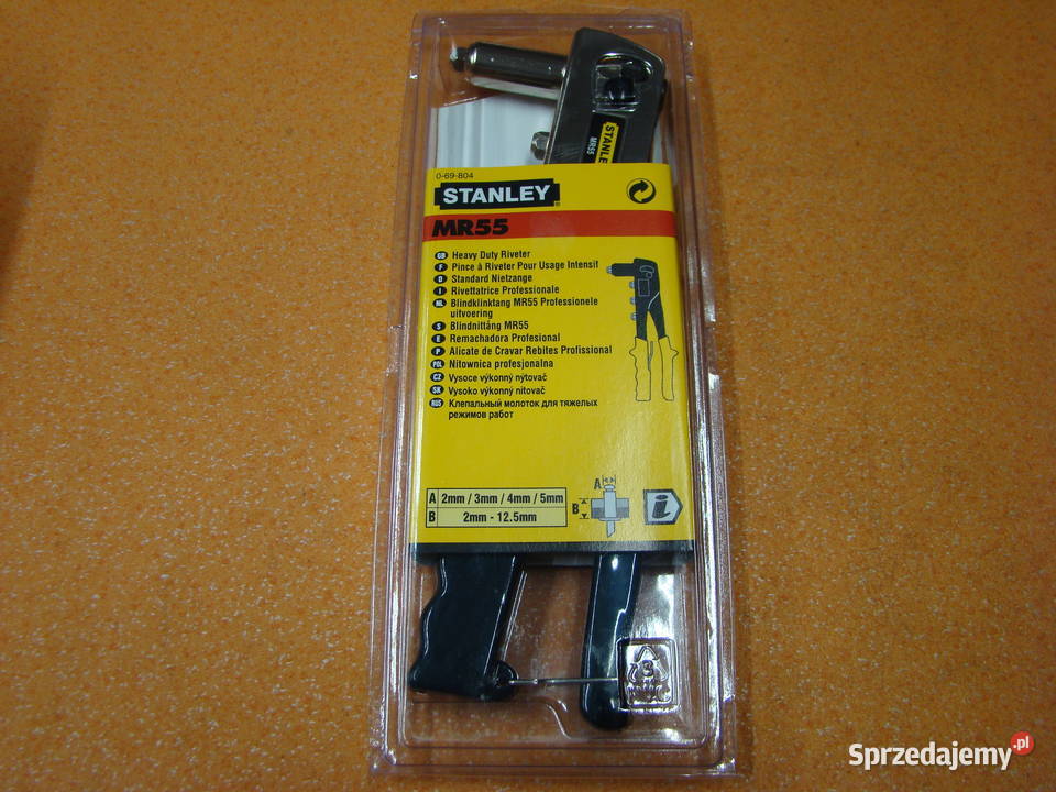 Nitownica ręczna STANLEY MR 55 Ref 069804 Bielsko-Biała sprzedam