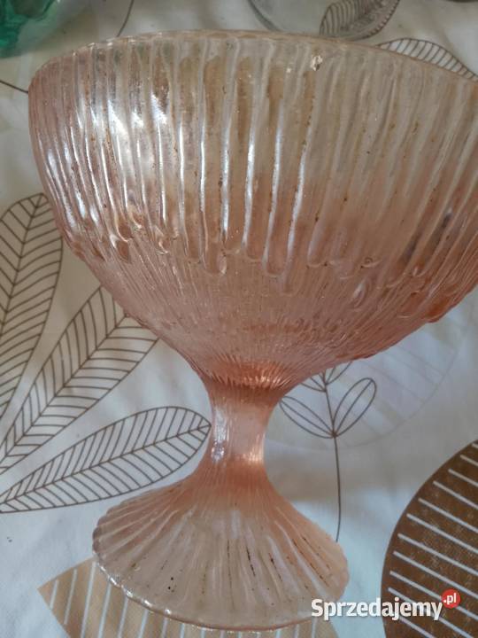 Szkło Ząbkowice owocarka patera JS Drost Porcelana i szkło Legnica