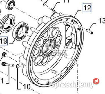 Holland CR9080 Pokrywa Przedniego Napędu Jastrzębniki
