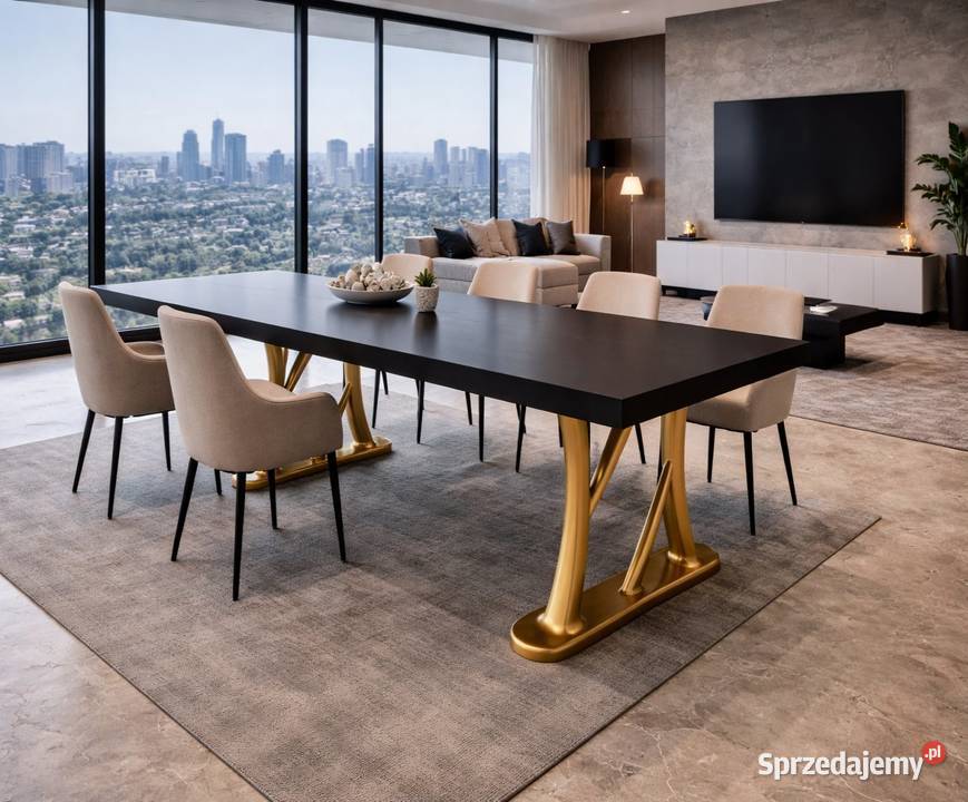 Nogi do stołu złote luksusowe premium 70cm