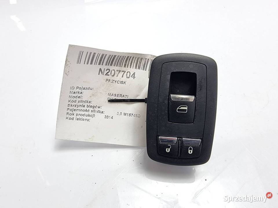 PRZYCISK MASERATI GHIBLI 670013822 osobowe Lipno