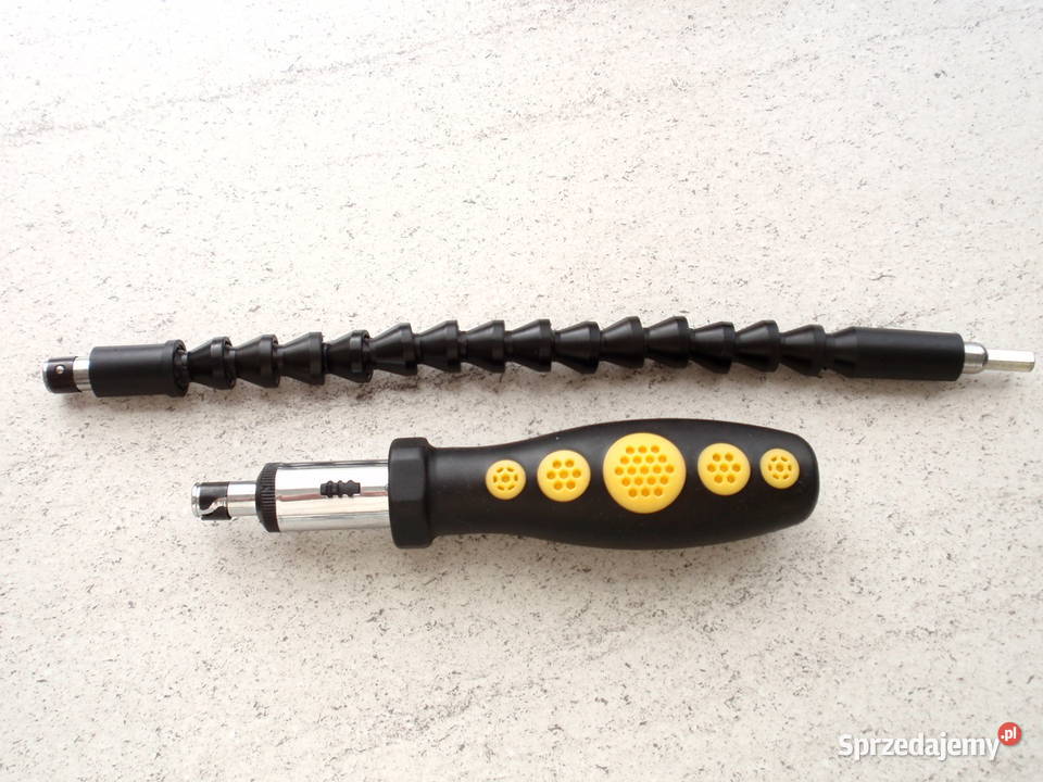 Wkrętak łamany z grzechotką zestaw wkrętak