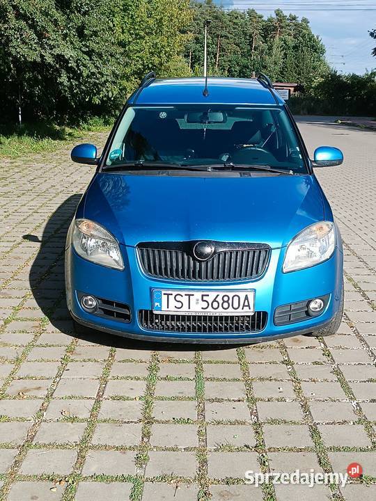 Skoda Roomster 14 B LPG bez rdzy niebieski Starachowice