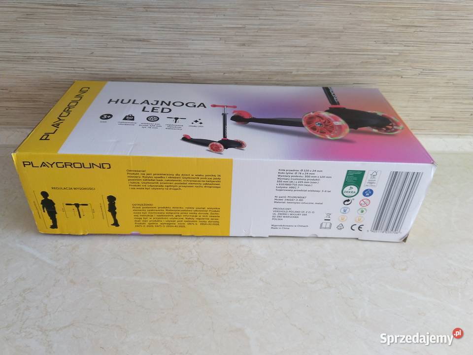 NAJTANIEJ Hulajnoga LED Trzykołowa 120mm śląskie Zabrze