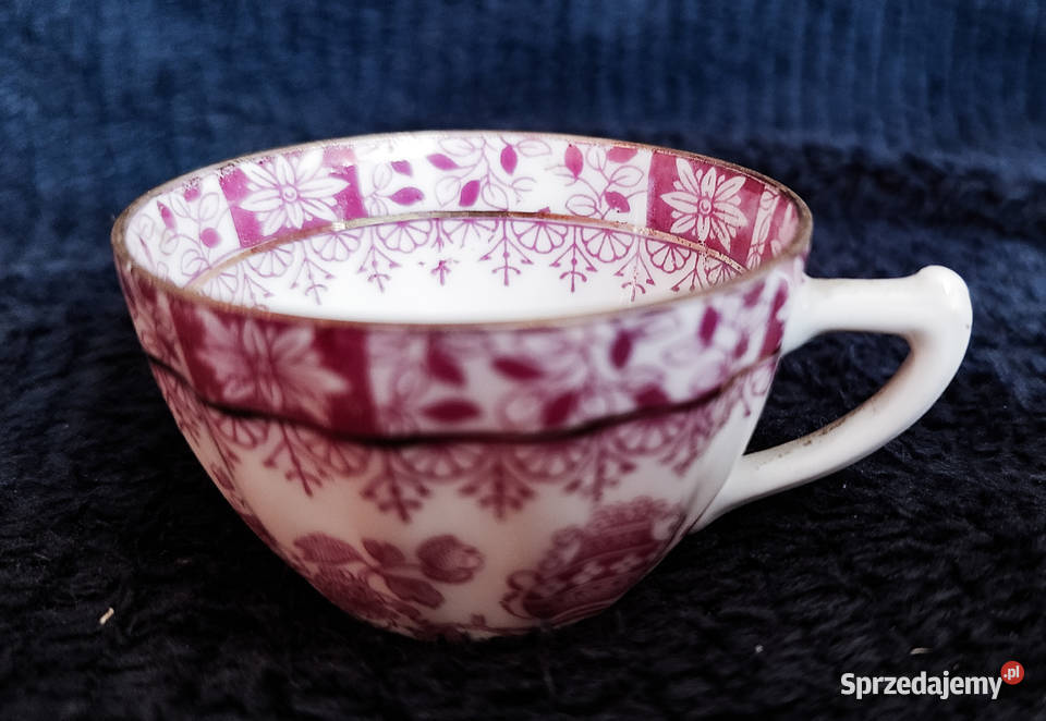 Porcelanowa filiżanka manufaktura Tuppack z Gdańsk