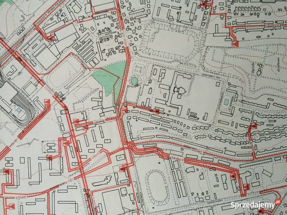 2536 Mapa Tematyczna Szczecina Szczecin