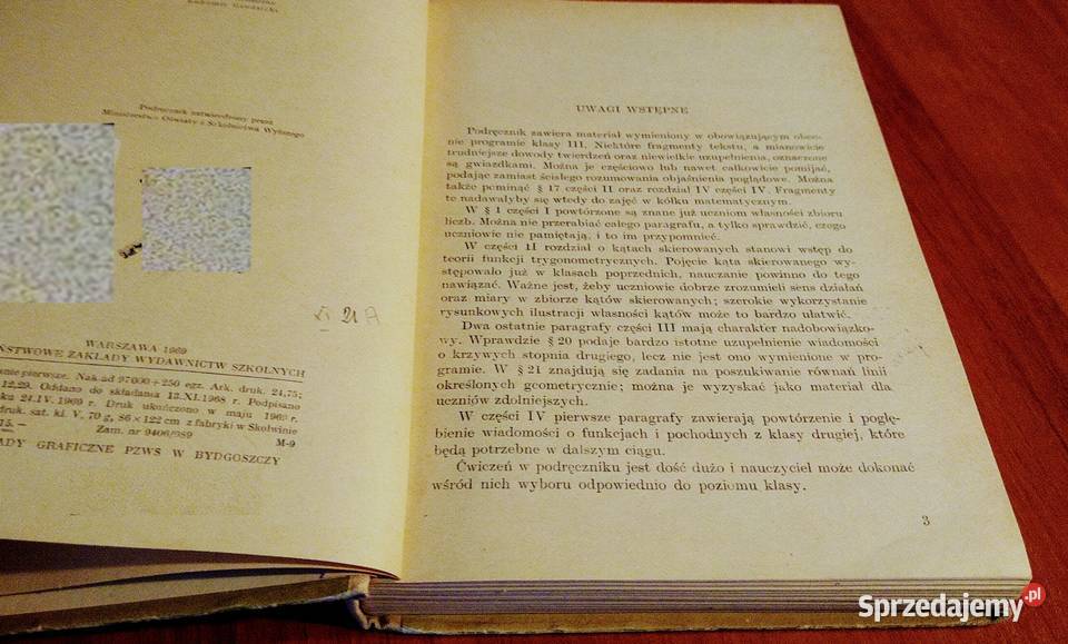 Matematyka klasy III 3 liceum ogólnokształcącego Podręczniki pomorskie Gdańsk