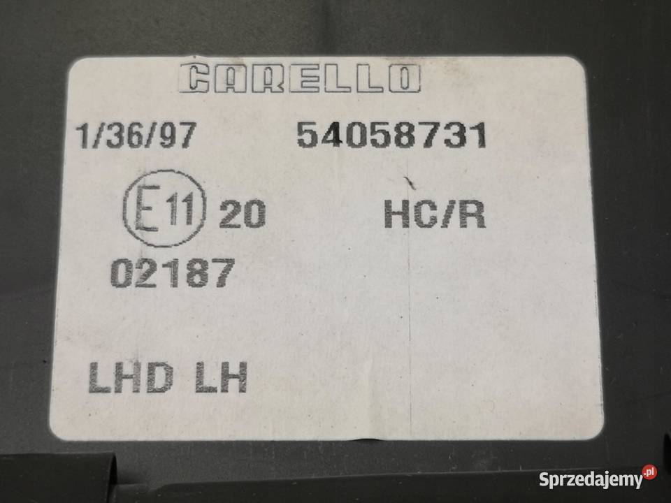 LAMPA LEWY PRZÓD OPEL VECTRA A 19881993 NOWA sprzedam