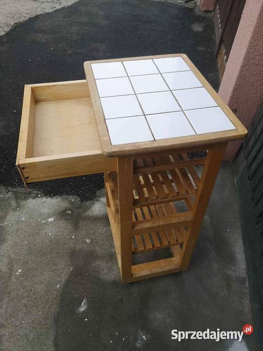 drewniana wyspa kuchenna kuchenny pomocnik Kraków sprzedam