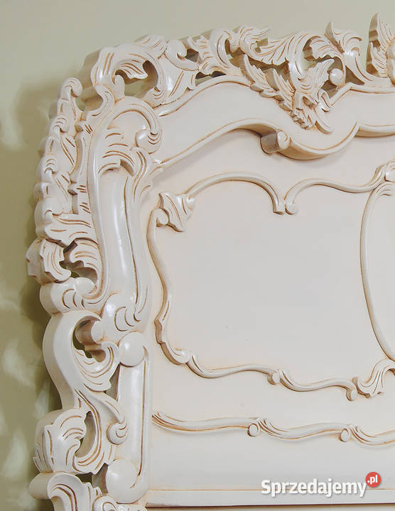 Nowe stylowe łóżko białe 180x200 barok rokoko Września