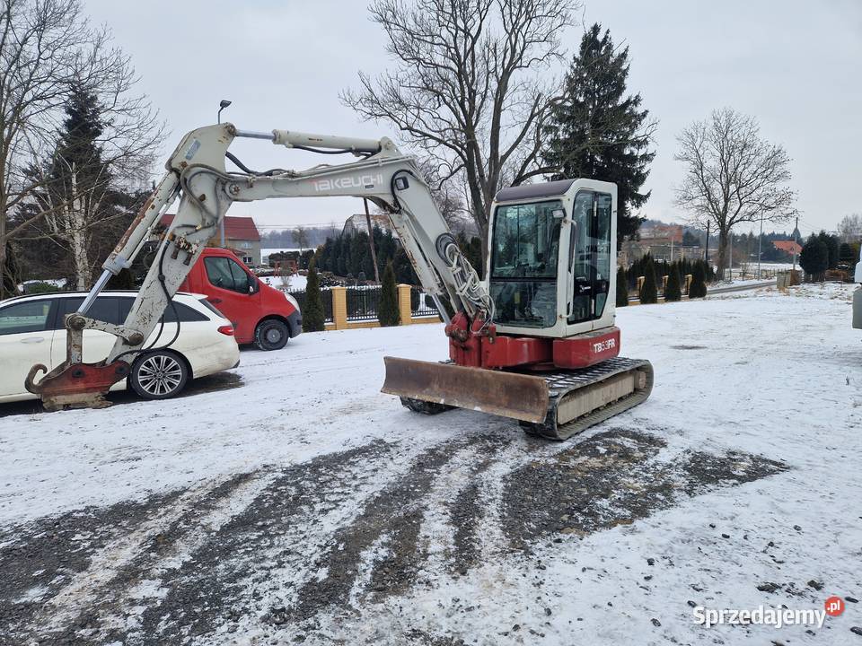 Koparka Minikoparka Takeuchi TB53FR z Niemiec Zgorzelec