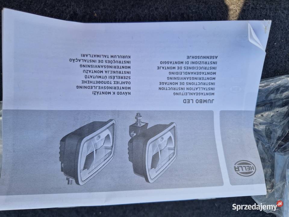 Reflektor drogowy Hella Jumbo LED NOWY KPL Mielec