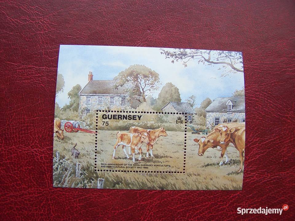 Guernsey 1992 MNh bl9 Fauna Rolnictwo Tychy