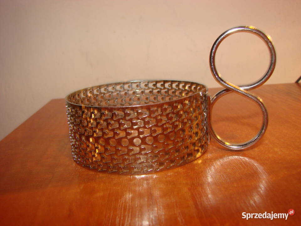 stalowy koszyk na szklankę Kolekcje Pruszcz Gdański sprzedam