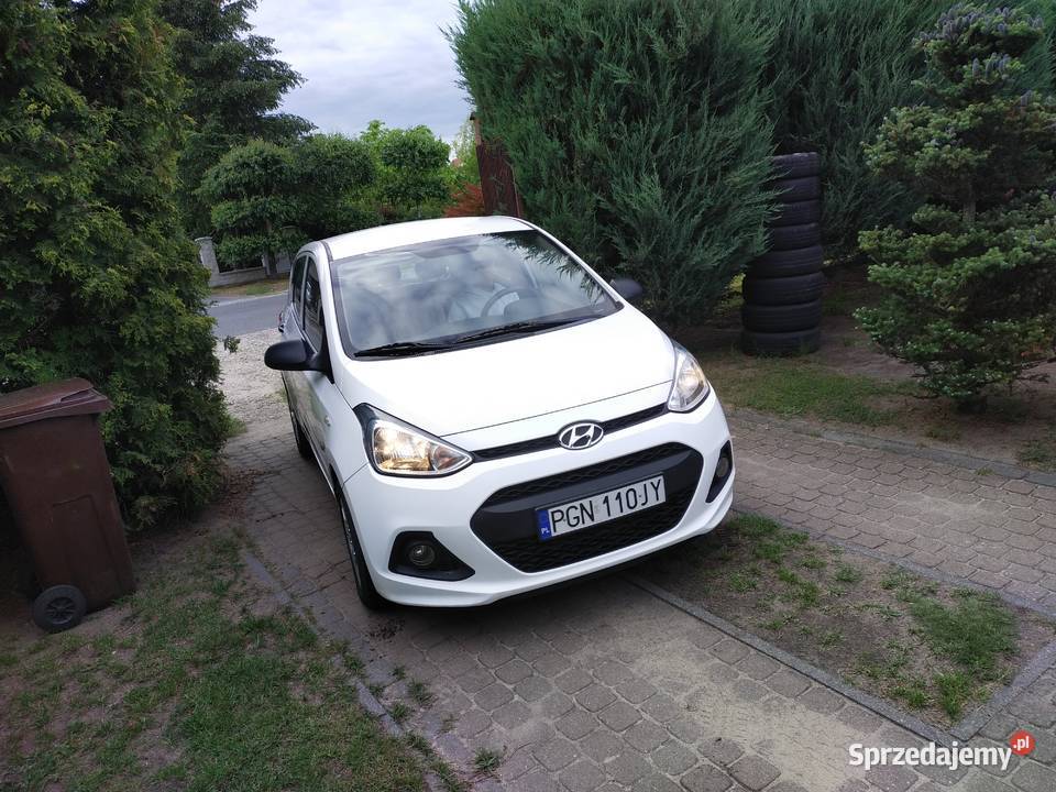 Hyundai I 10 Bezwypadkowy 2015 r Zarejestrowany Gniezno