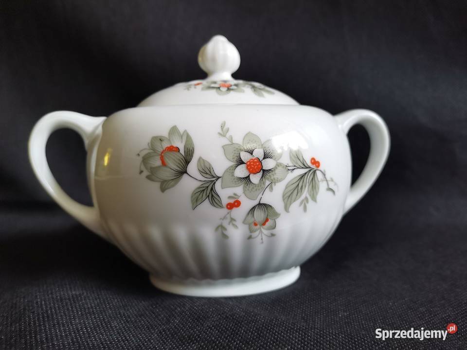 Stara przedwojenna cukierniczka porcelana śląskie