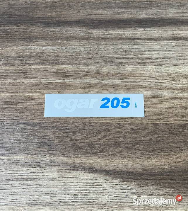 NOWA POLSKA naklejka niebieska OGAR 205 romet Motoryzacja śląskie Bielsko-Biała