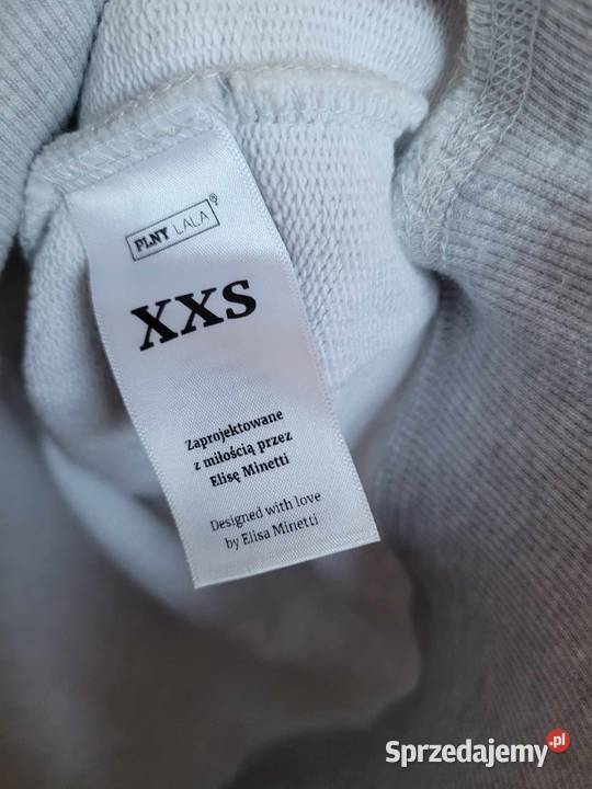 Szara bluza z kapturem Plny Lala XXS sprzedam