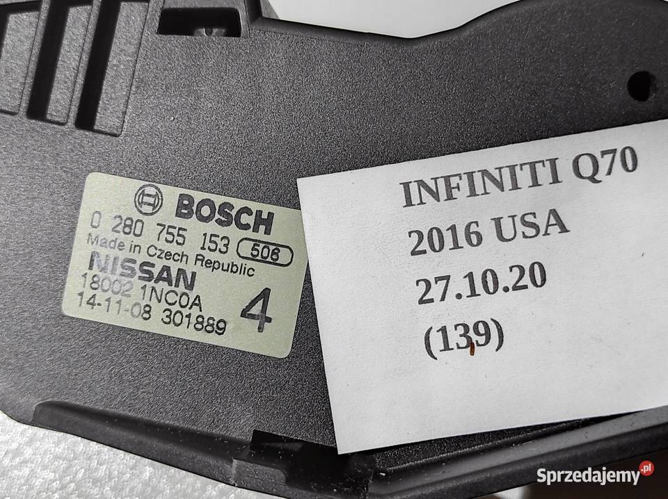 PEDAŁ GAZU INFINITI Q50 37 Q70 37 M37 USA 1NC0A osobowe Nowy Tomyśl