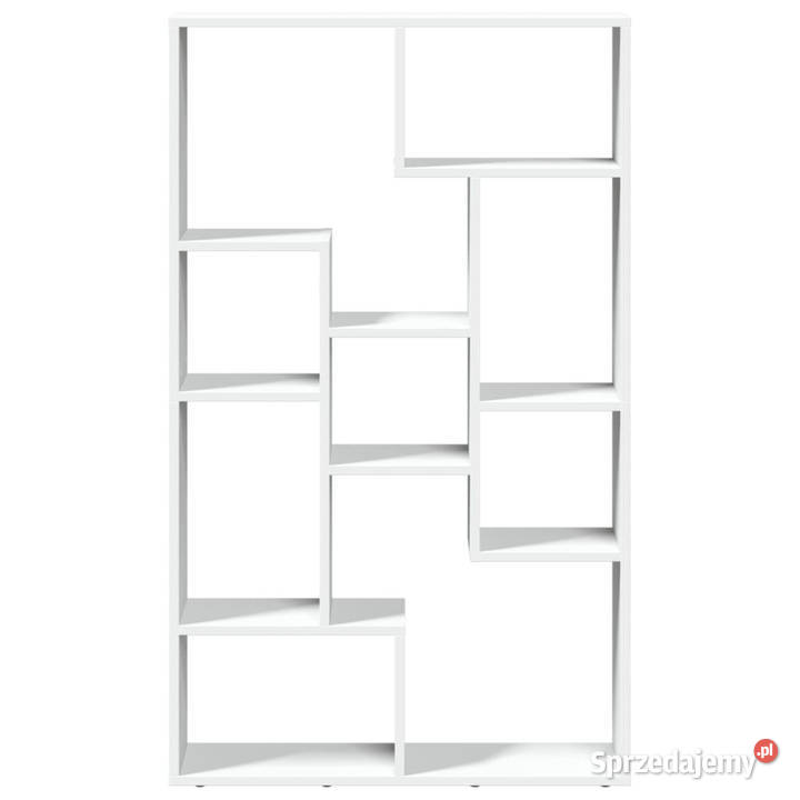 Regał na książki biały 72x20x120 materiał