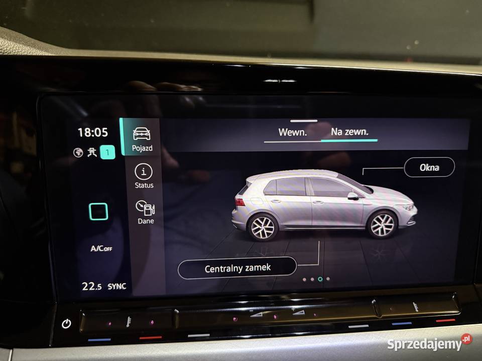 Volkswagen Golf 8 Mild Hybrid automat DSG ideał małopolskie Sanka