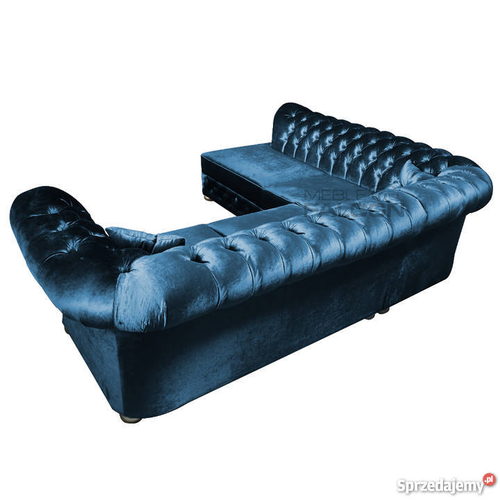 Pikowany narożnik Chesterfield Classic Comfort