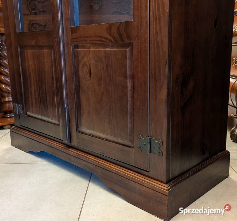 ładna bibliotekawitryna kolonialnasklep Dąbrowa Meble Dąbrowa Górnicza sprzedam