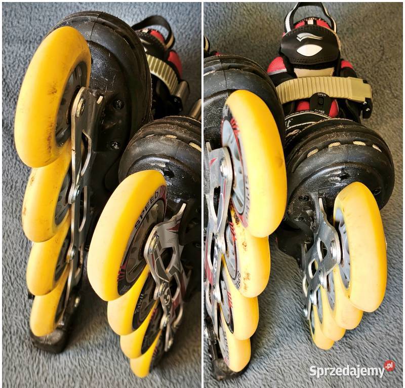 Rolki CRIVIT rozmiar 380 wkładki 245 Zapasowy