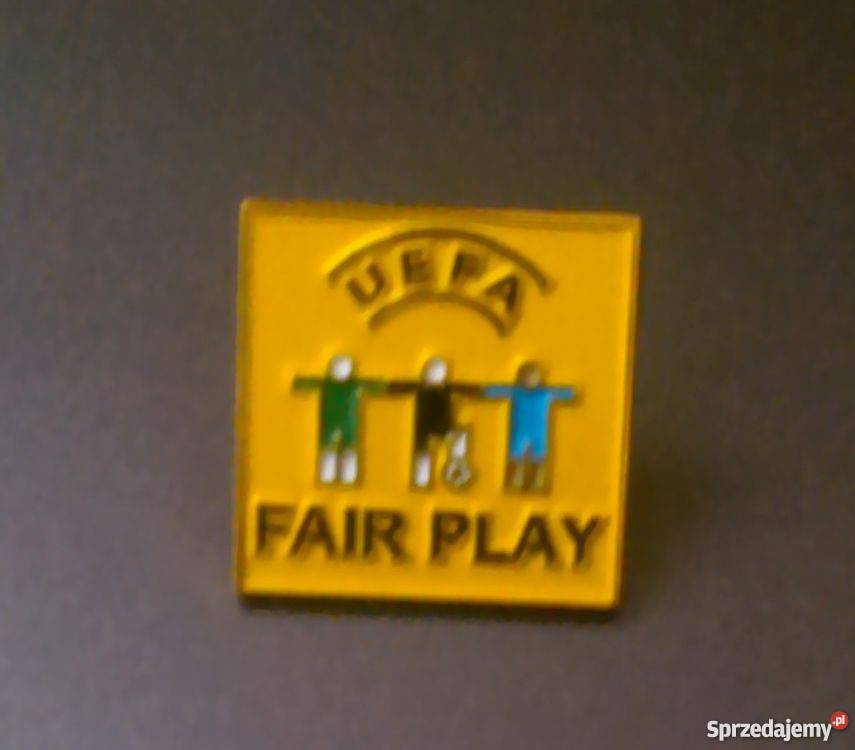 Znaczek UEFA Fair Play sprzedam