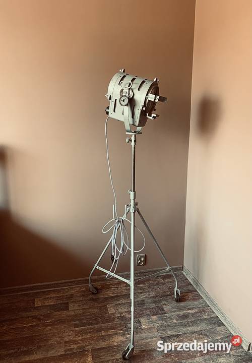 Lampa zabytek teatralno filmowy PRL Vintage loft Poznań