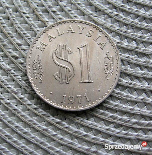 Malezja 1 Ringgit 1971r wielkopolskie Kalisz sprzedam