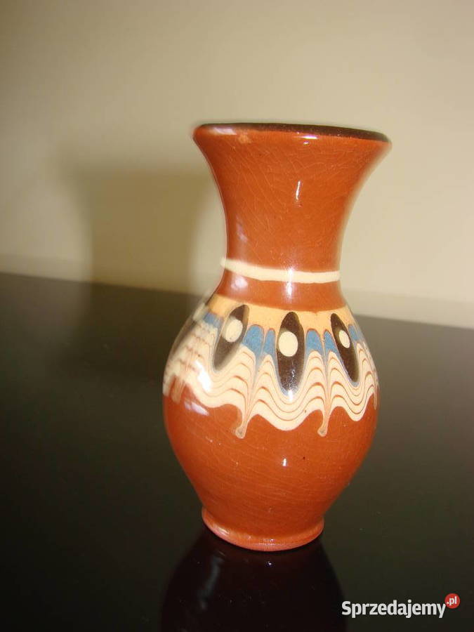 ceramika bułgarska wazonik Pruszcz Gdański