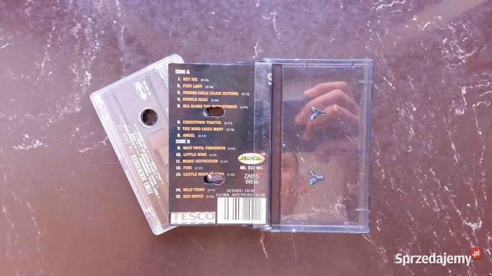 Kaseta Jimi Hendrix The best of Siemiatycze