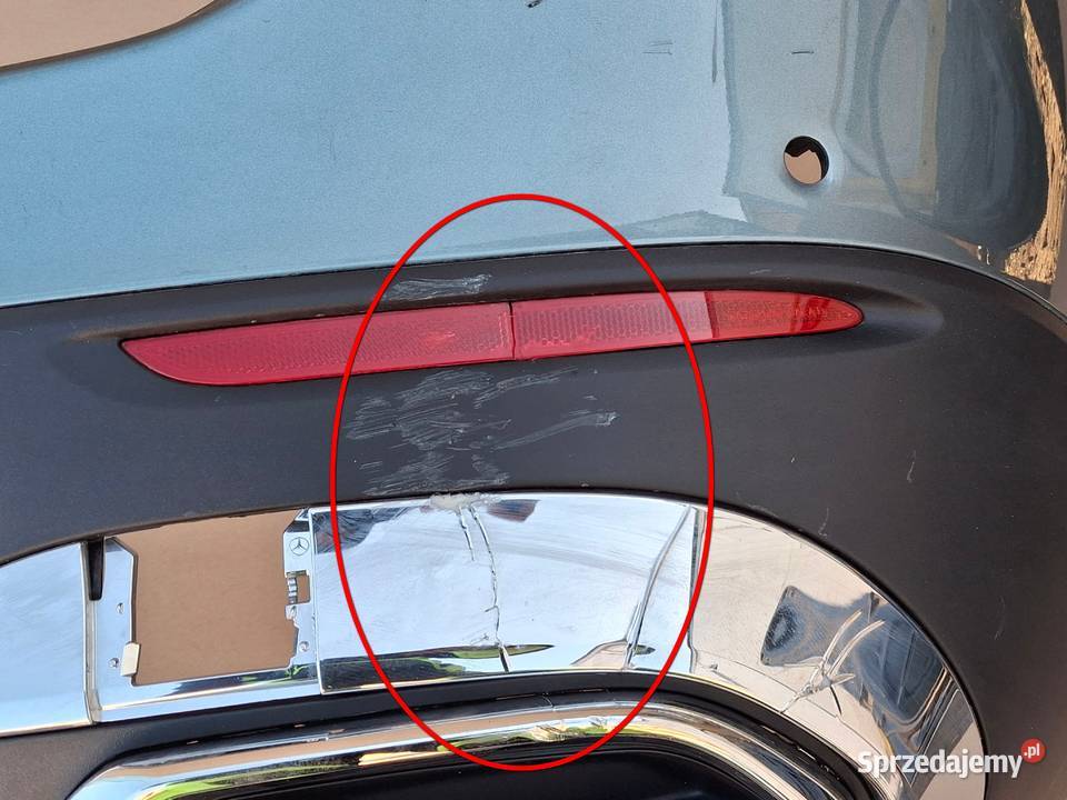 MERCEDES GLC W254 X254 ZDERZAK TYŁ TYLNY Bieleń