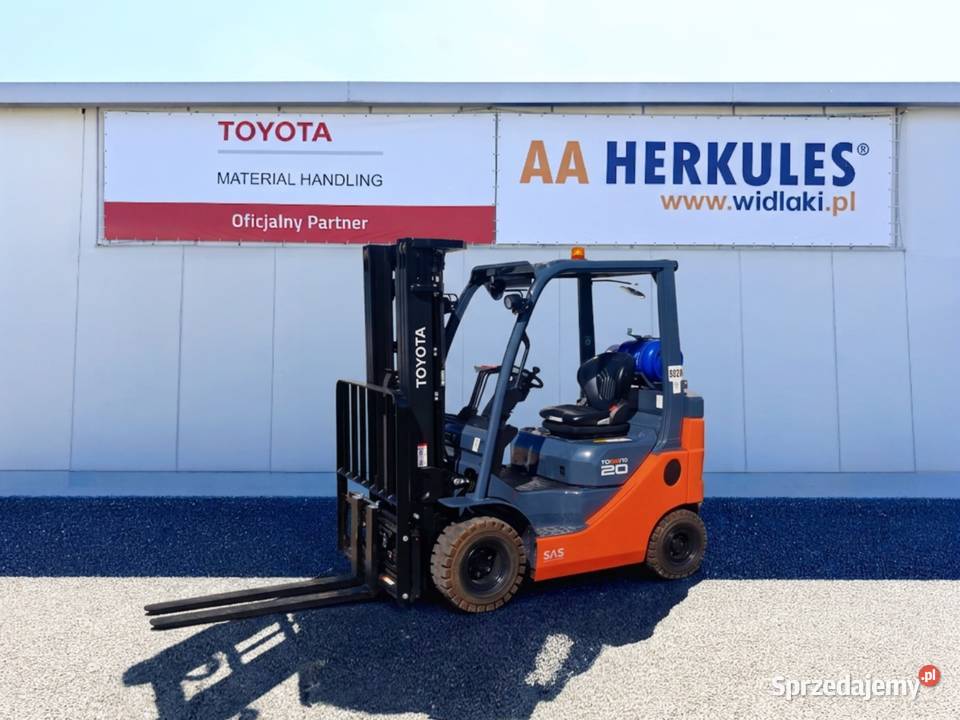 Spalinowy wózek widłowy LPG Toyota Tonero Katowice