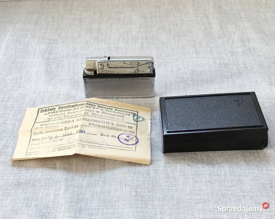 Stara zapalniczka kieszonkowa ZKG10 PredomTermet Ruda Śląska