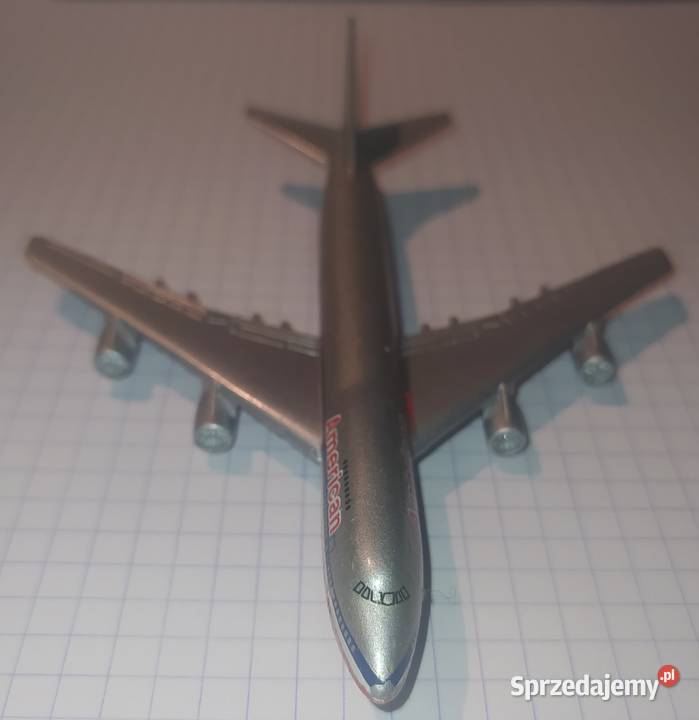 Model samolotu Boeing 747 firmy SCHABAK Germany pomorskie Gdańsk