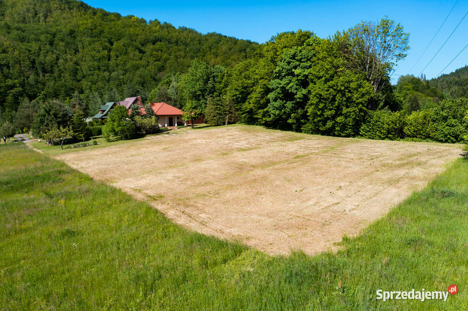 Działka rzeką Bieszczady Bukowiec gmina Solina budowlana