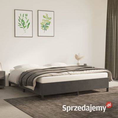 vidaXL Rama łóżka ciemnoszara 160x200 Warszawa