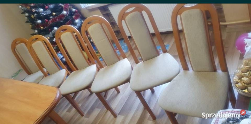 Stól z krzesłami Meble Pakość