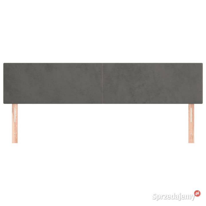 Zagłówki do łóżka 2 ciemnoszary 90x5x7888 mazowieckie Warszawa sprzedam