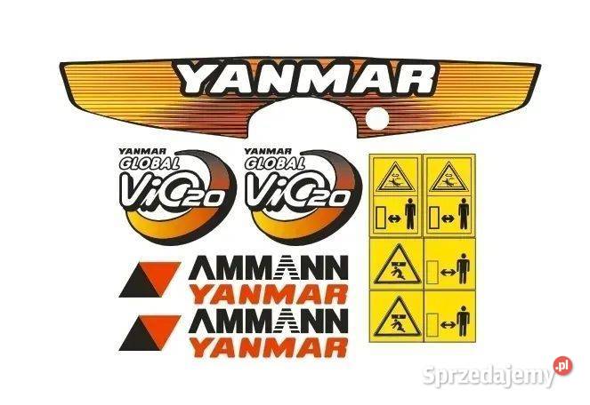 Naklejki oklejenie AMMANN YANMAR VIO 20 Karoseria Janików