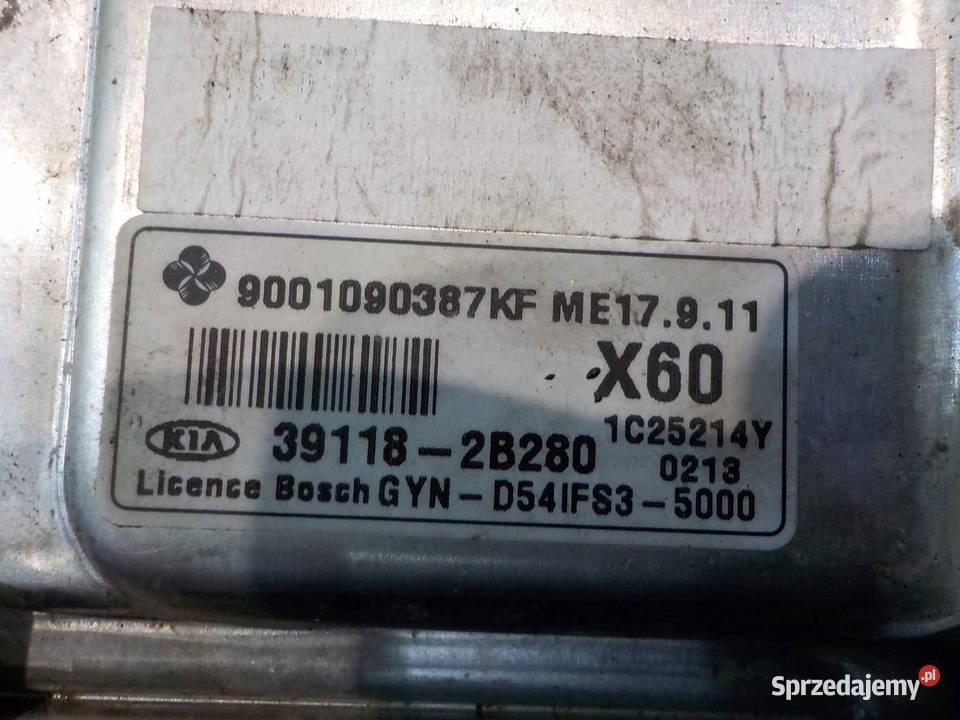 KIA VENGA 13r 14 B sterownik silnika 391182B280 mazowieckie