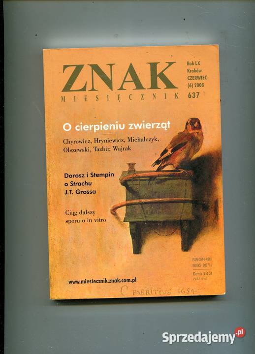 Znak Miesięcznik 2008 637 zachodniopomorskie Szczecin