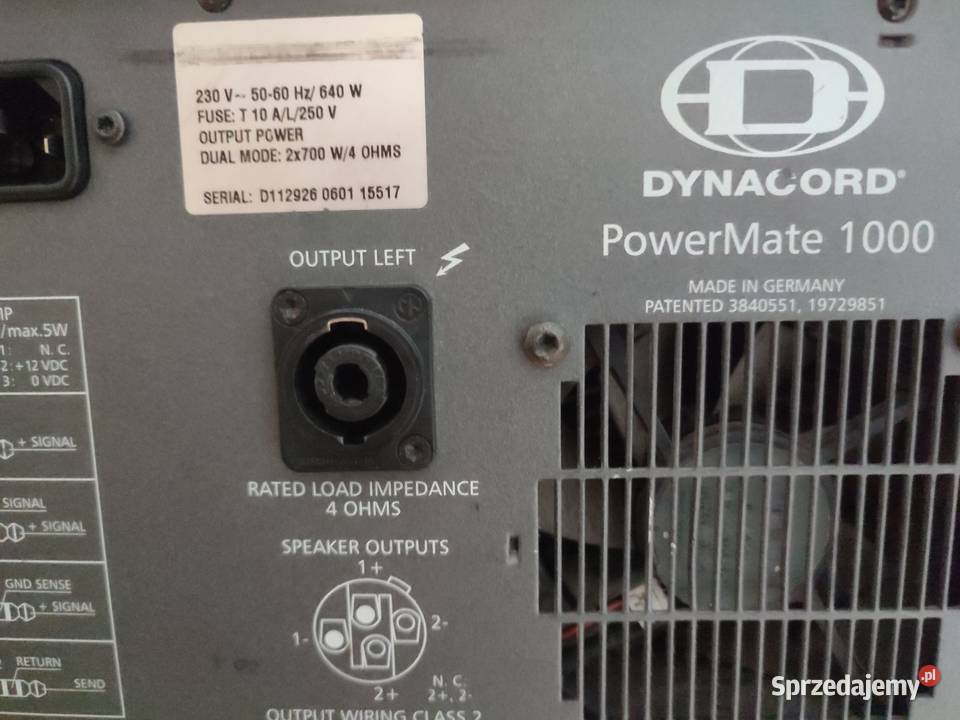 Dynacord PowerMate 10002 2x700w Tarnów
